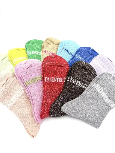 Chaussettes Paillettes TALENTUEUSE Démarquées 