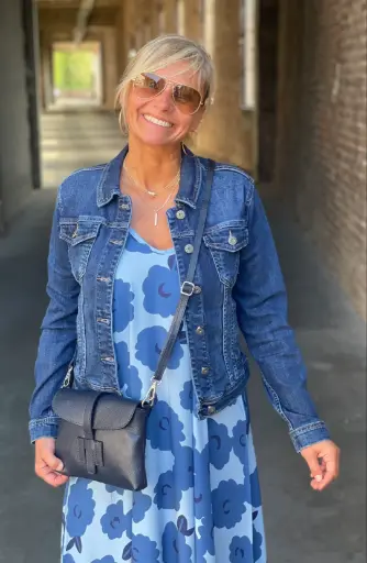 Veste jeans foncé