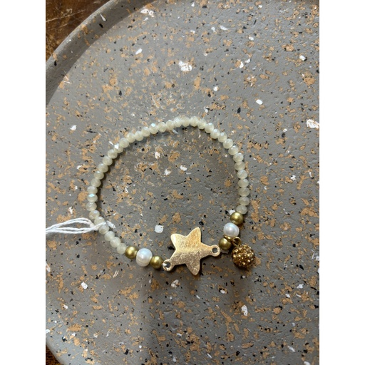 Bracelet étoile boule strass n°148