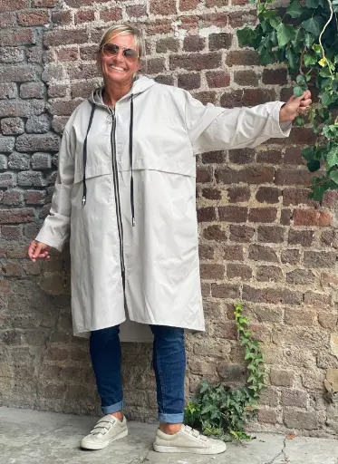 Parka long capuche