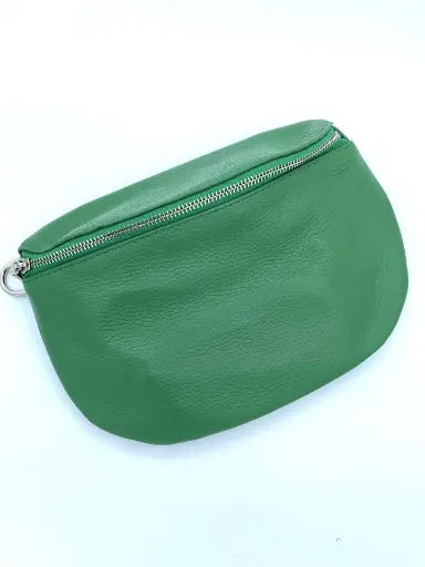 Pochette grande cuir grainé Démarquée