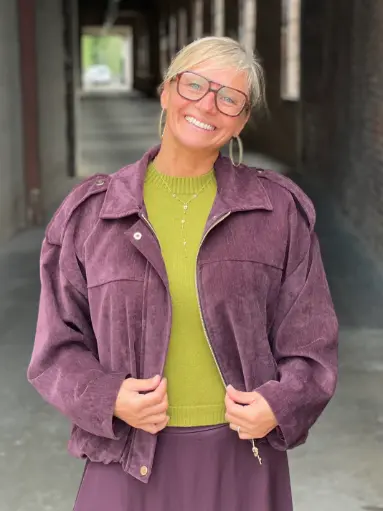 Blouson Peau de pêche