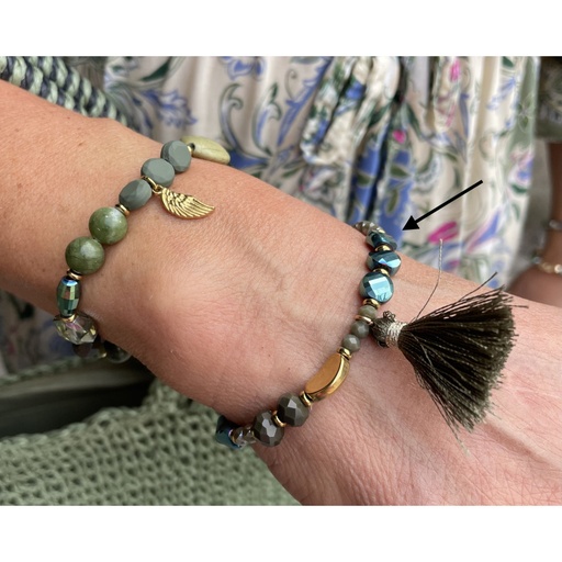 Bracelet pompon fève n°154