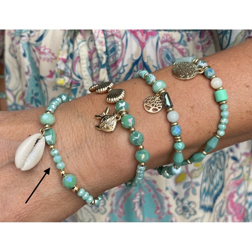 Bracelet coquillage pendant n°156