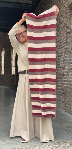 Echarpe rayée tricolore