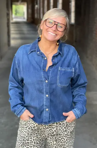Chemise en jeans