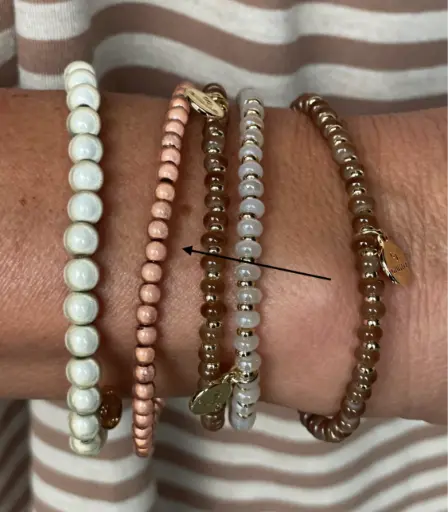 Bracelet perles rondes minis