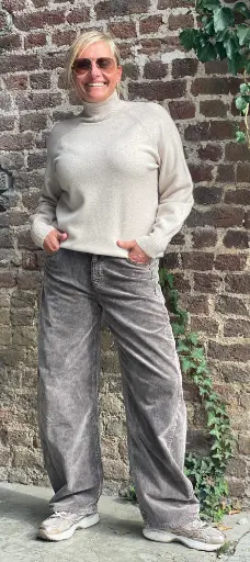 Pantalons velours Barrel