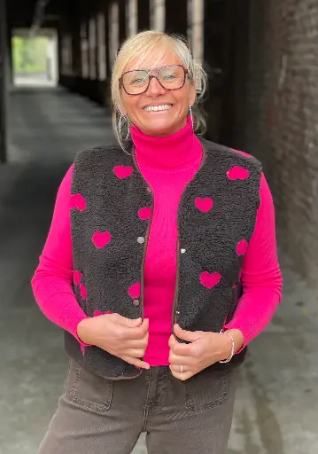 Gilet Berger Coeurs