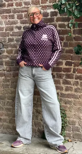 Jeans Barrel gris