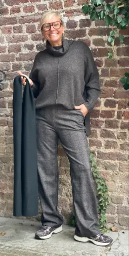 Pantalon Clara Pied de poule