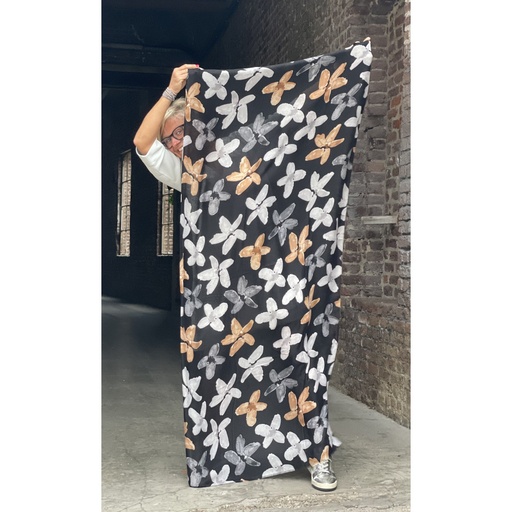 Foulard Fleurs Marbrees
