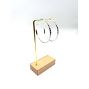 Boucles d'oreilles Créoles Serpent n°93