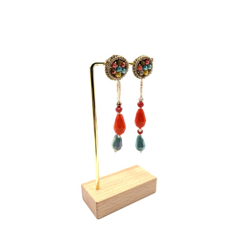 Boucles d'oreilles nid perles n°80