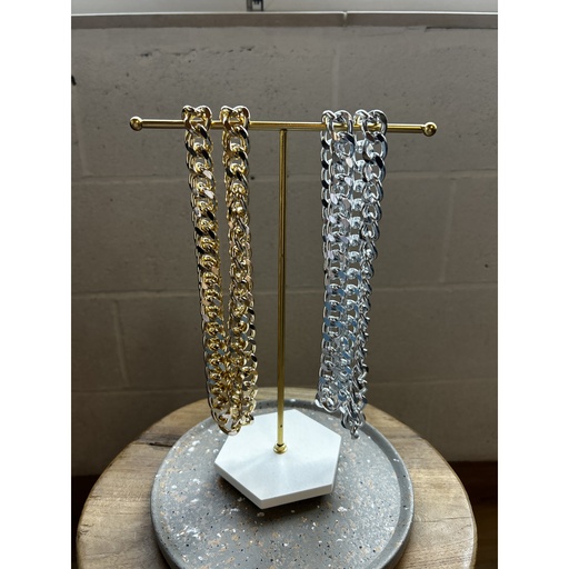 Collier chaine maillons