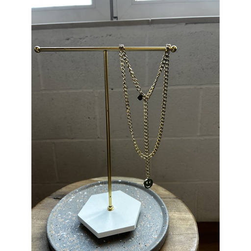 Collier chaine smiley