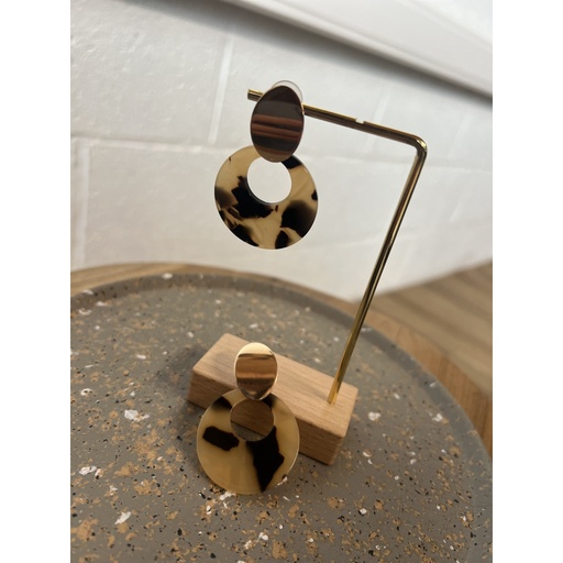 Boucles d'oreilles Plexis cercle n°103