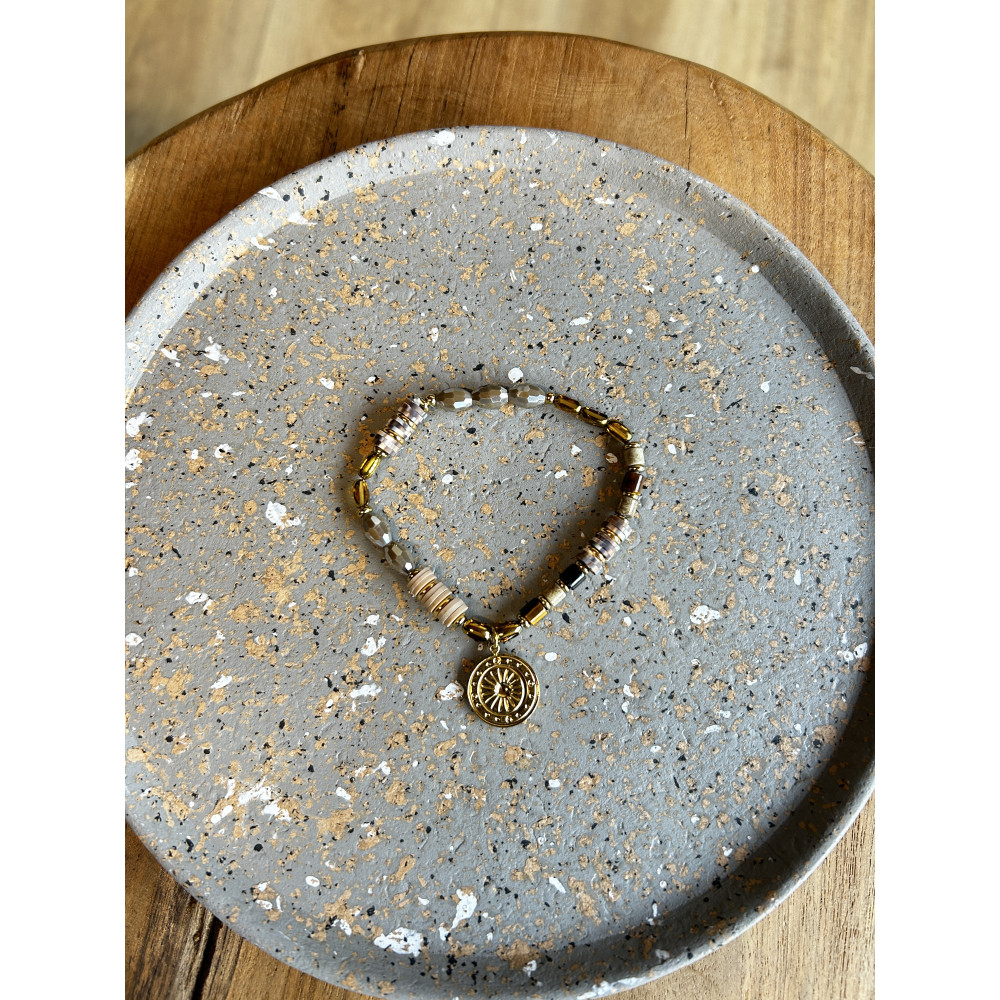 Bracelet médaille soleil n°195