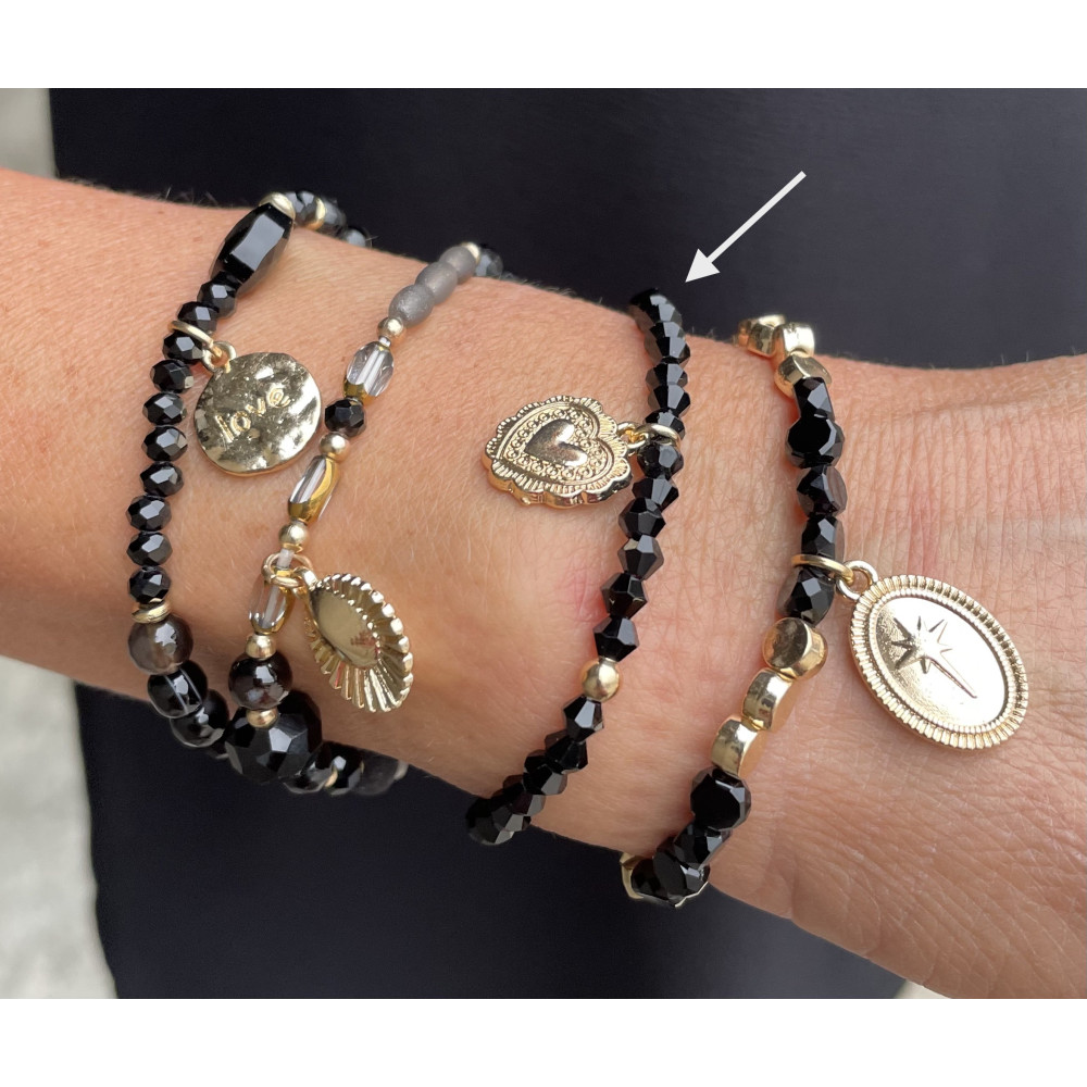 Bracelet medaillon coeur n199