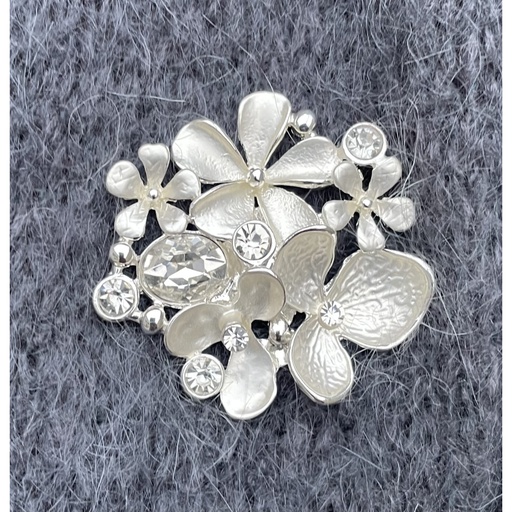 Broche aimant bouquet brillant