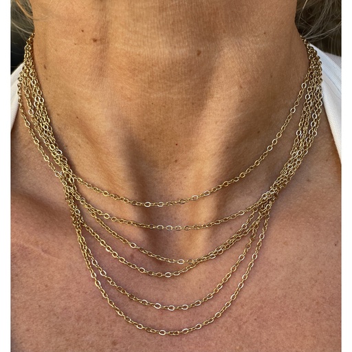 Collier 6 chaînes XL0087