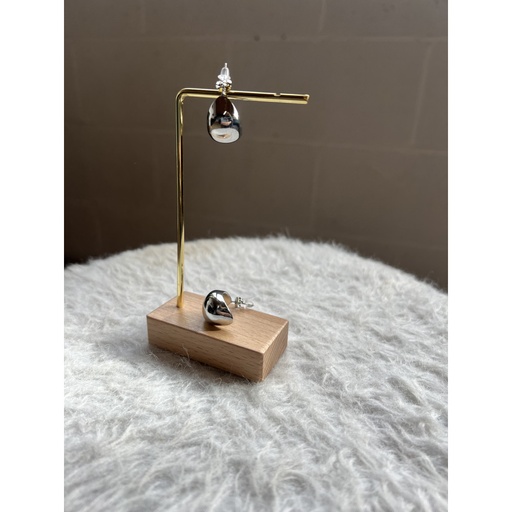 Boucles d'oreilles Goutte Creuse n°124