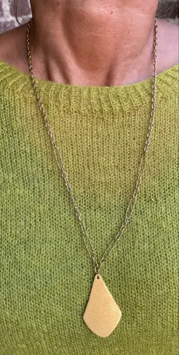 Collier chaine plaque YL HWF-K023