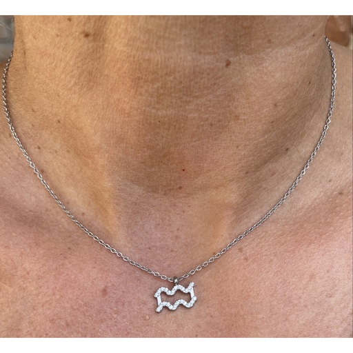 Collier chaine signe Verseau YL XL0387
