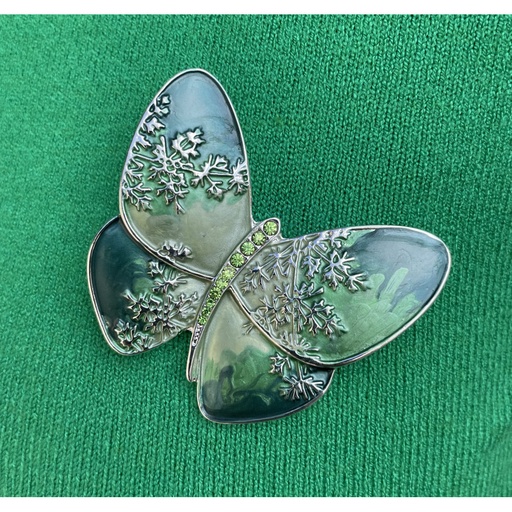 Broche aimant papillon ice