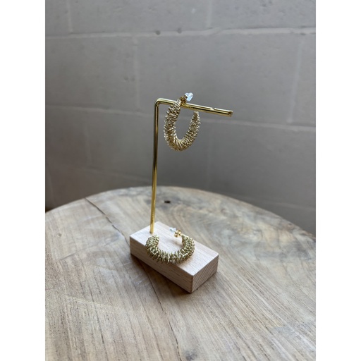 Boucles d'oreilles Créoles Ressort n°128