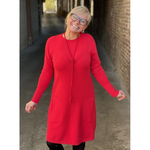 Robe pull poches arrondies