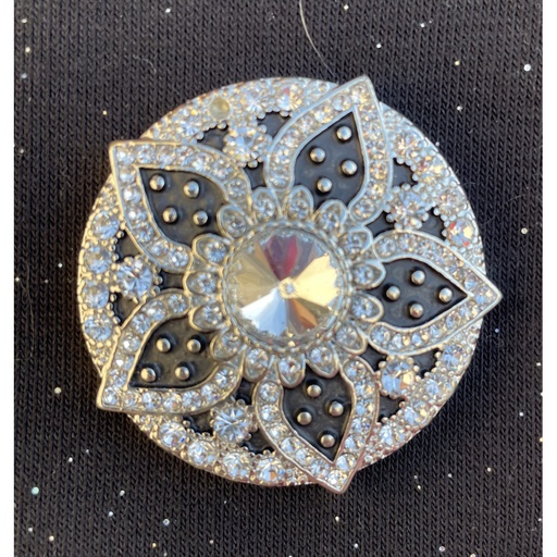 Broche aimant magic strass