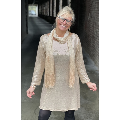 Foulard treillis brillant