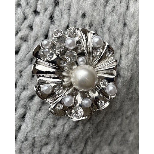 Broche aimant perles nacrées
