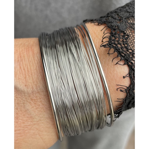 Bracelet manchette fils de fer