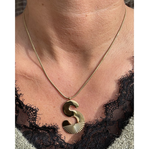 Collier big "S" (YC-K074)