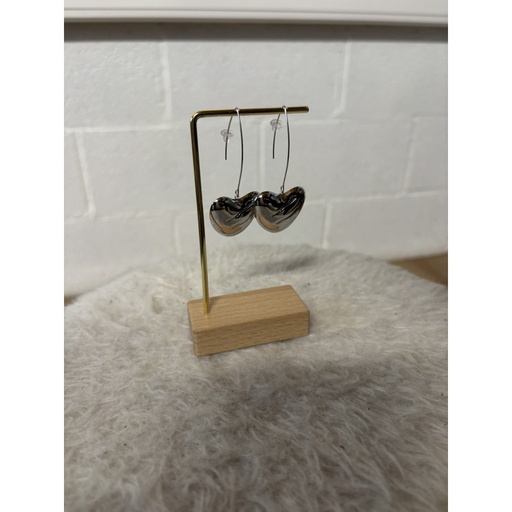 Boucles d'oreilles Coeur Griffes n°142