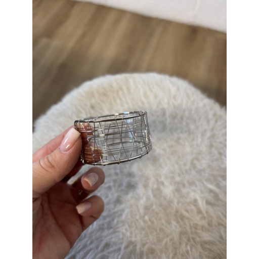 Bracelet manchette treillis