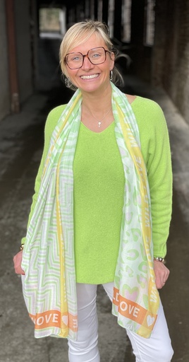 Foulard wild love lignes