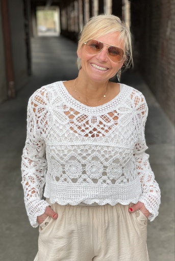 Pull court Macramé