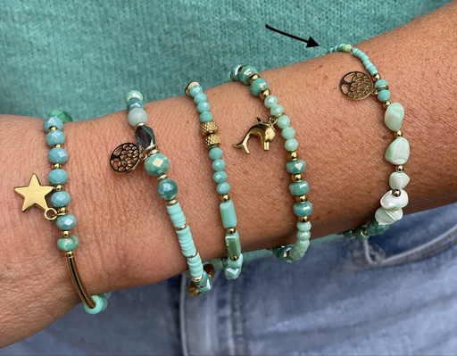 Bracelet arbre de vie minis perles n°139