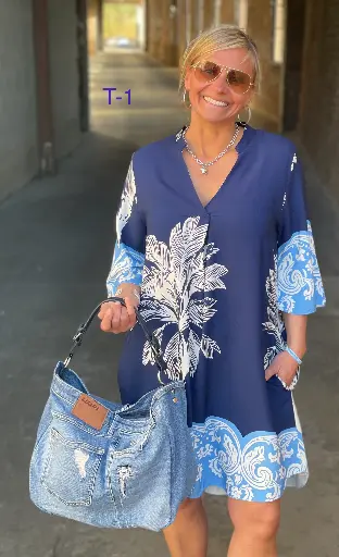 Sac jeans carré