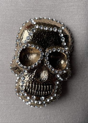Broche aimant "Tête de mort"