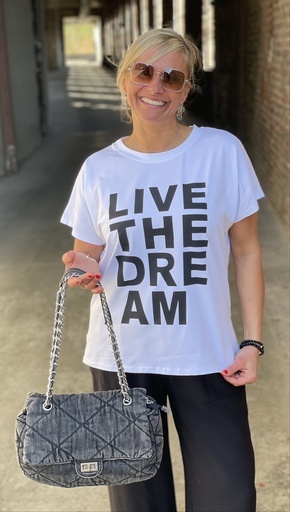 T-shirt Live the dream