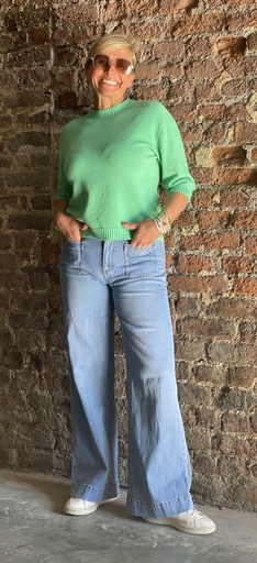 Jeans 4 poches appliquées