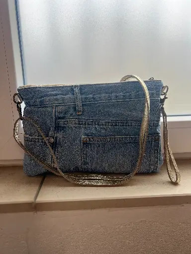 Sac bandoulière en jeans