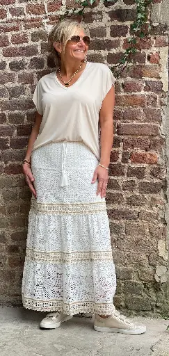 Jupe longue Macramé