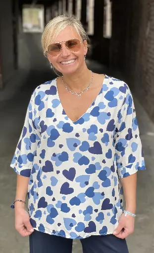 Blouse viscose Coeurs