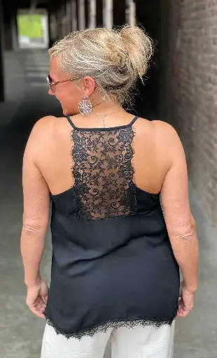 Top dentelle dos nageur