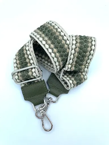 Laniere pointilles attaches argentees